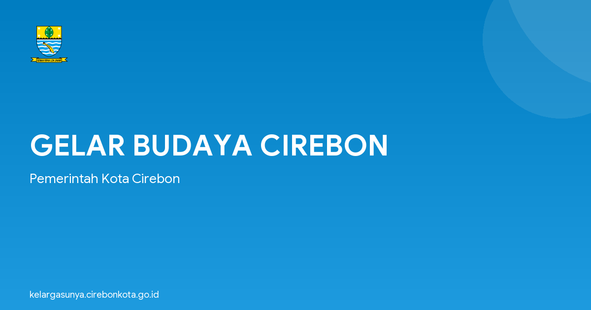 GELAR BUDAYA CIREBON