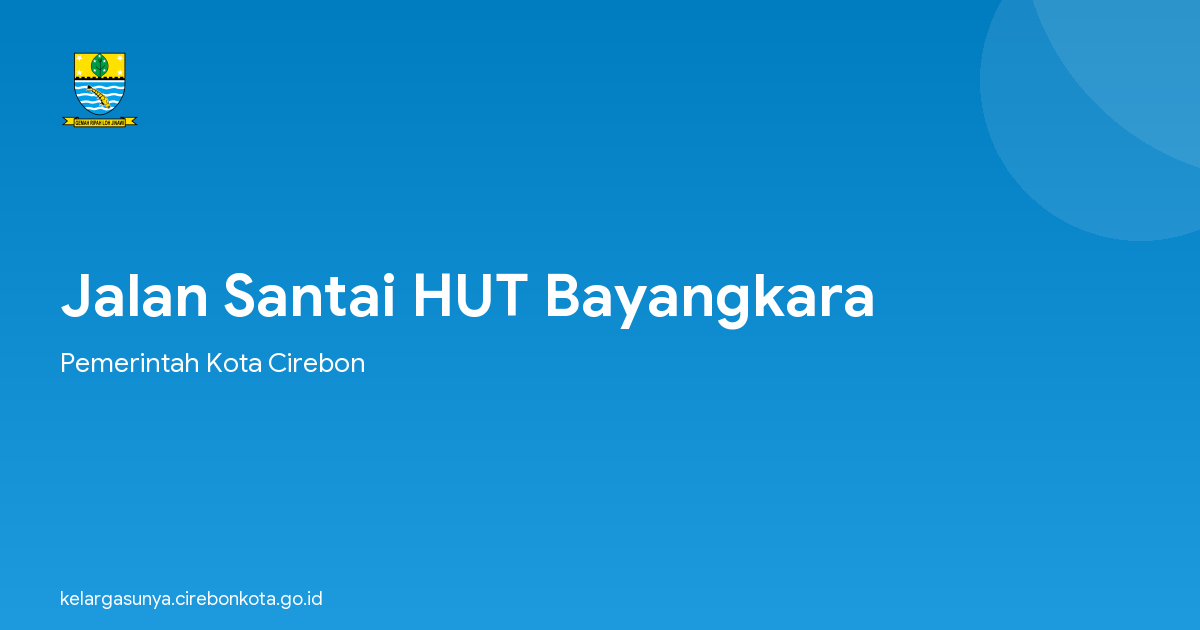 Jalan Santai HUT Bayangkara
