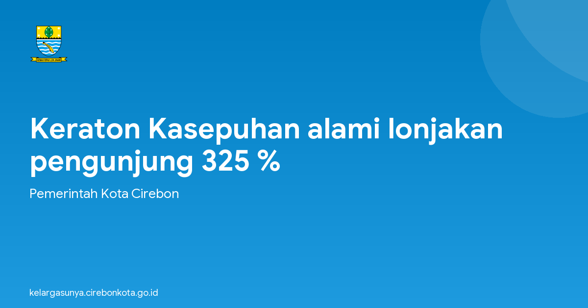 Keraton Kasepuhan alami lonjakan pengunjung 325 %